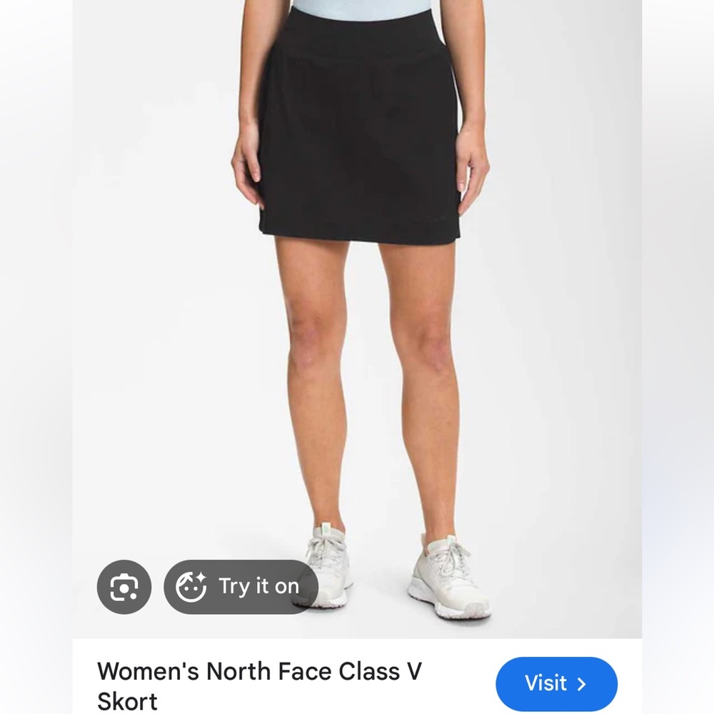 The North Face Black Active Skort class V